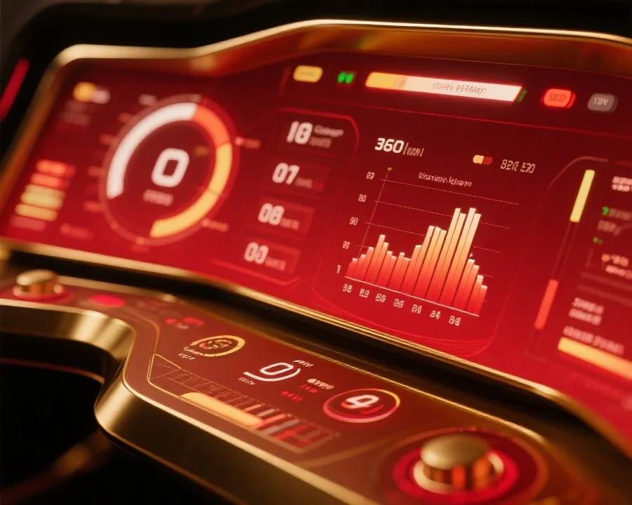 极速赛车开奖数据仪表盘示意图