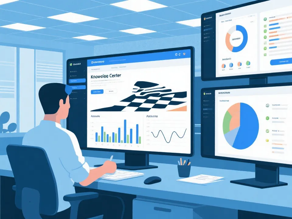 平台知识库与数据门户示意图